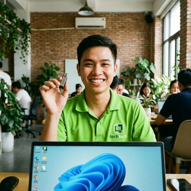 Kỹ thuật viên ĐẾN TẬN NƠI hoàn tất cài Win, desktop Windows sạch sẽ tại nhà dân gần biển Mỹ Khê ở quận Sơn Trà