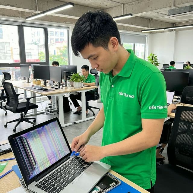 Màn hình laptop sọc/nhấp nháy: test nhanh tại nhà