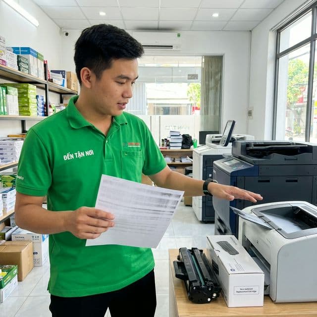 Máy in in mờ/sọc: do mực hay do trống?